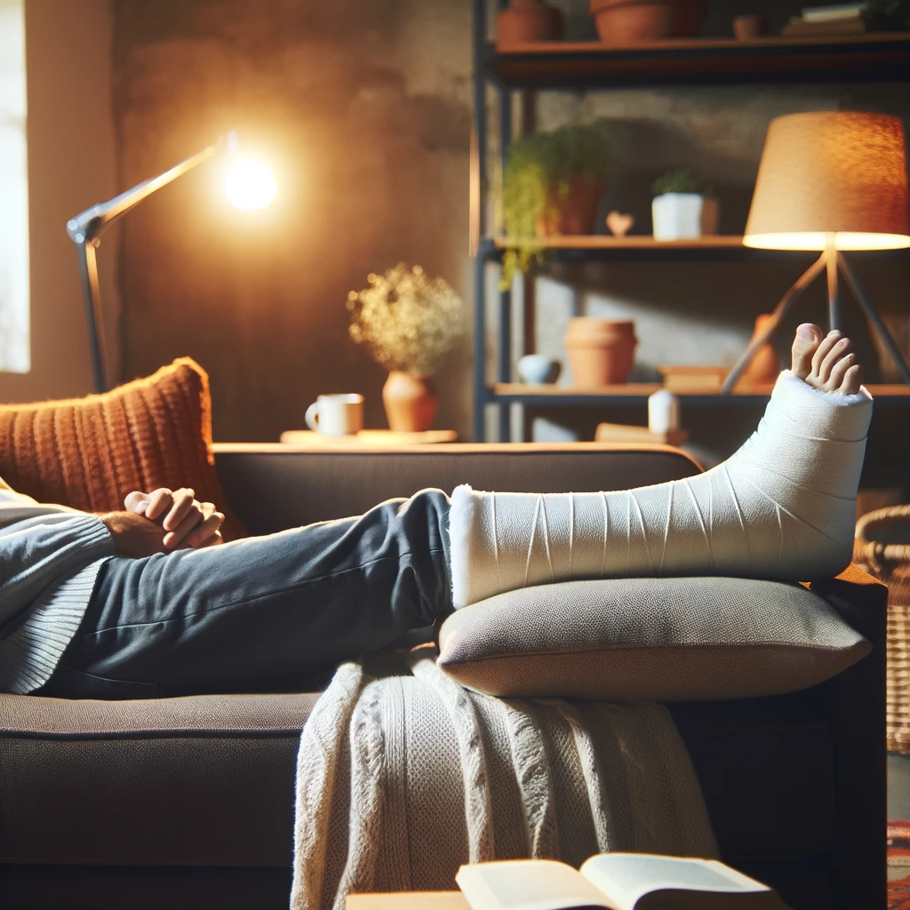 broken ankle compensation claim